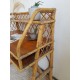 Bureau bambou, rotin et osier ciirca 1960 - pieds compas