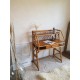 Bureau bambou, rotin et osier ciirca 1960 - pieds compas