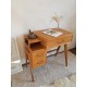 Bureau scandinave vintage pieds compas circa 1960