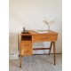 Bureau scandinave vintage pieds compas circa 1960