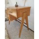 Bureau scandinave vintage pieds compas circa 1960