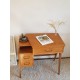 Bureau scandinave vintage pieds compas circa 1960