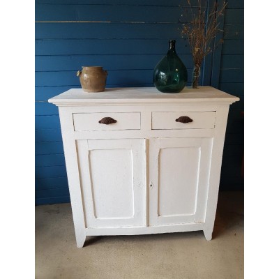 Buffet parisien ancien blanc