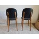 Paire de chaises par P. Guariche modèle Pégase éditeur Baumann circa 1960