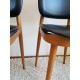Paire de chaises par P. Guariche modèle Pégase éditeur Baumann circa 1960