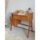 Bureau scandianve pieds compas circa 1960