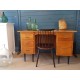 Bureau années 60 en bois et métal