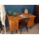 Bureau années 60 en bois et métal