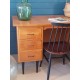 Bureau années 60 en bois et métal