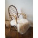 Paire de fauteuils en rotin vintage