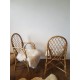 Paire de fauteuils en rotin vintage