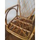 Paire de fauteuils en rotin vintage