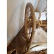Paire de fauteuils en rotin vintage