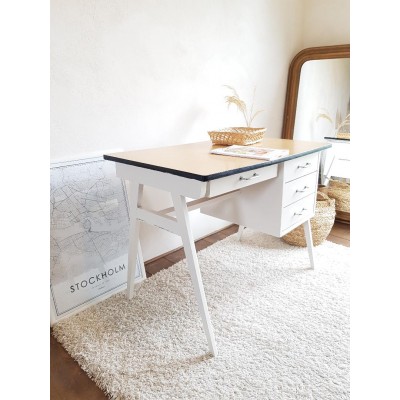 Bureau pieds compas-  circa 1960