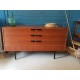 Buffet moderniste circa 1960 avec tiroirs cachés