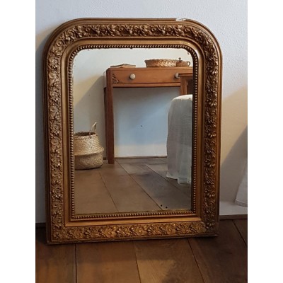 Miroir doré ancien 71X56