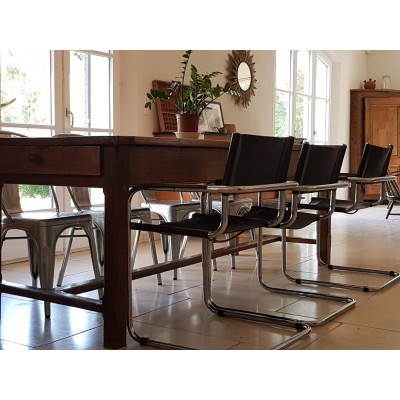 Suite de 3 Fauteuils B34 - M. Breuer (dans l'esprit de)