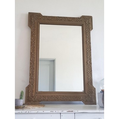 Miroir ancien doré