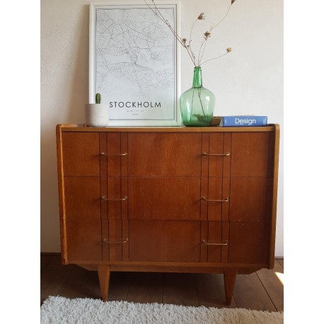 Commode années  60 - Lignes graphiques