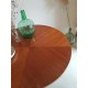 Table basse ronde années 60 esprit scandinave - 86 x 53
