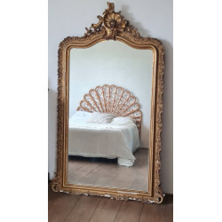 Grand miroir Louis Philippe ancien 163 x 90