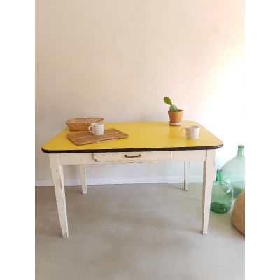 Table de cuisine années 60