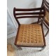 Paire de chaises scandinaves corde tressée