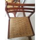 Paire de chaises scandinaves corde tressée