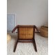Paire de chaises scandinaves corde tressée