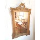 Miroir ancien doré 138 x 81  style Louis XV