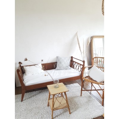 Banquette -Day-bed pieds compas circa 1960