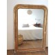 Miroir ancien doré 121 x 83 style Louis Philippe