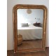 Miroir ancien doré 121 x 83 style Louis Philippe