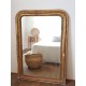 Miroir ancien doré 121 x 83 style Louis Philippe