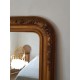 Miroir ancien doré 143 x 88  style Louis -Philippe