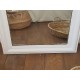 Miroir ancien blanc 120x71cm de style Louis Philippe