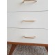 Commode -semainier pieds compas circa 1960 esprit scandinave
