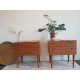 Paire de table de chevets circa 1960