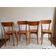 Suite de 4 chaise bistrots LUTERMA circa 1960