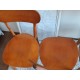 Suite de 4 chaise bistrots LUTERMA circa 1960