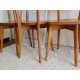 Suite de 4 chaise bistrots LUTERMA circa 1960