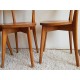 Suite de 4 chaise bistrots LUTERMA circa 1960