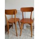 Suite de 4 chaise bistrots LUTERMA circa 1960