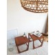 Paire de tables basses gigogne scandinaves Sunelm, circa1960