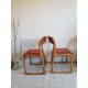 Suite de 4 chaises traineaux Baumann