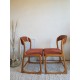 Suite de 4 chaises traineaux Baumann