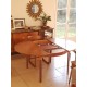 Table scandinave extensible -rallonge papillon- circa 1960
