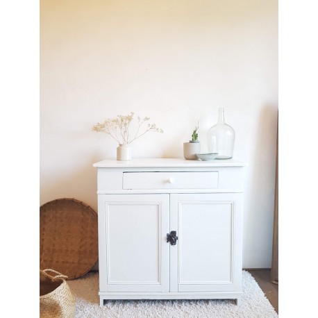 Buffet parisien ancien blanc