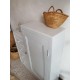 Commode asymétrique blanche