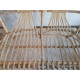 Banquette en rotin et osier  2 places - vintage